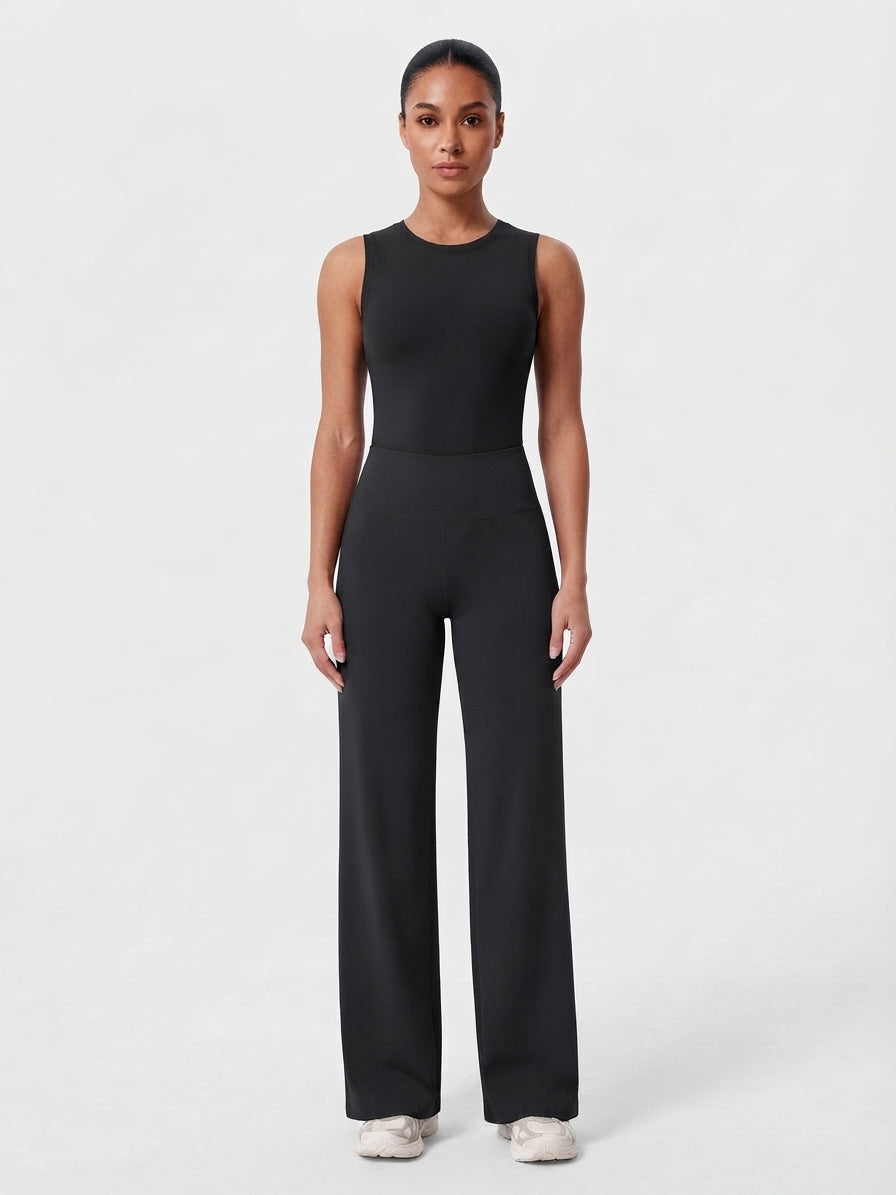 Women's High-Rise Summer Flare Trousers