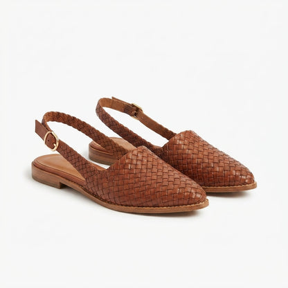 Women's Woven Flat Slip-On Loafers
