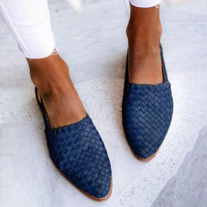 Women's Woven Flat Slip-On Loafers