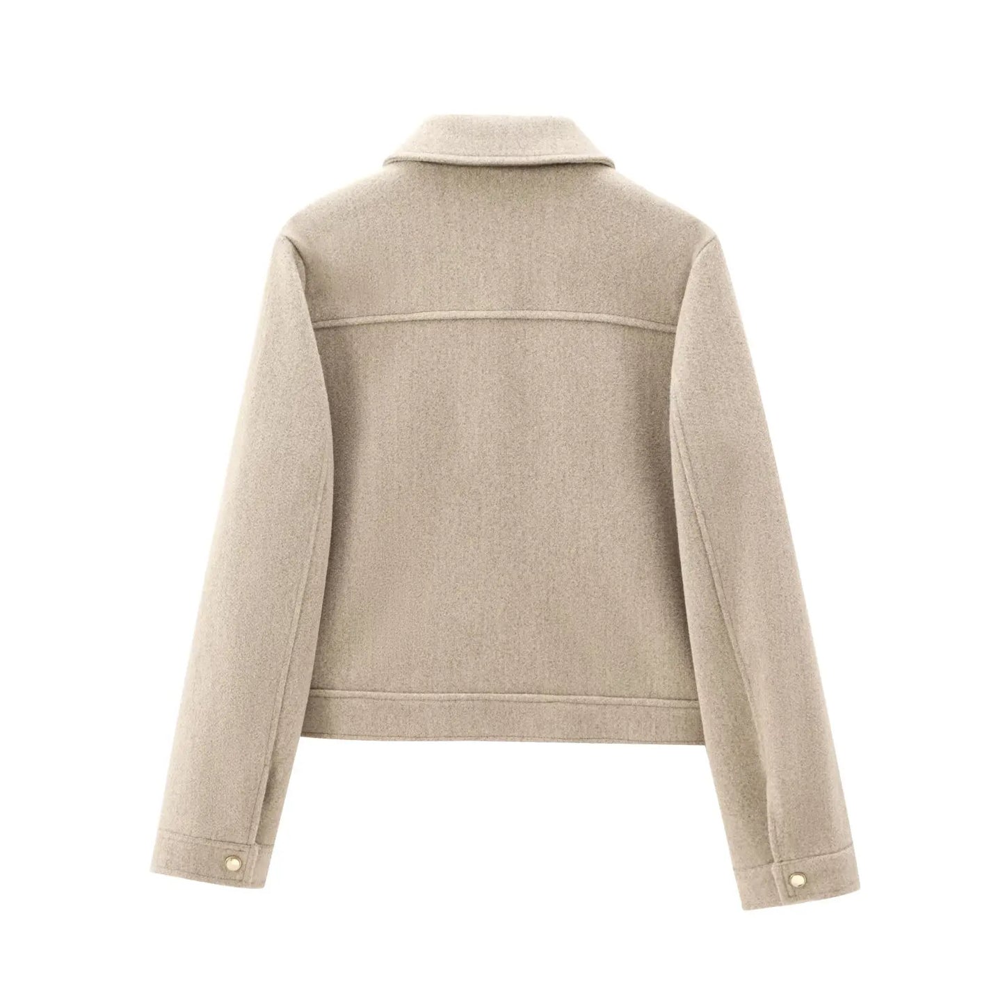 Women's Zip-Up Cropped Bomber Jacket