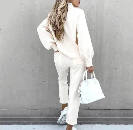 Women's Relaxed-Fit Two-Piece Loungewear Set