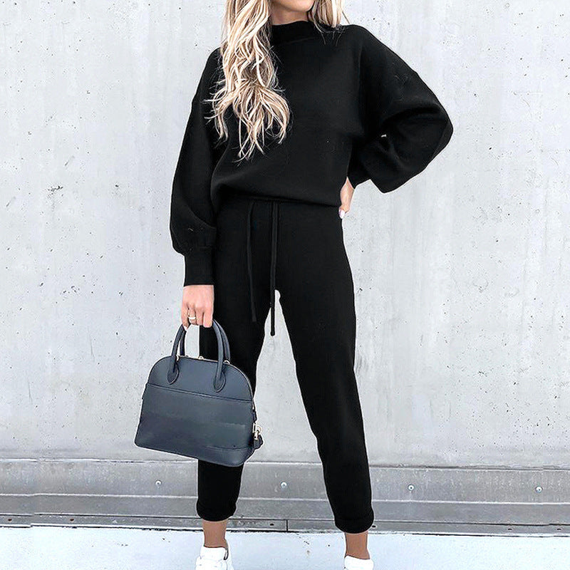 Women's Relaxed-Fit Two-Piece Loungewear Set